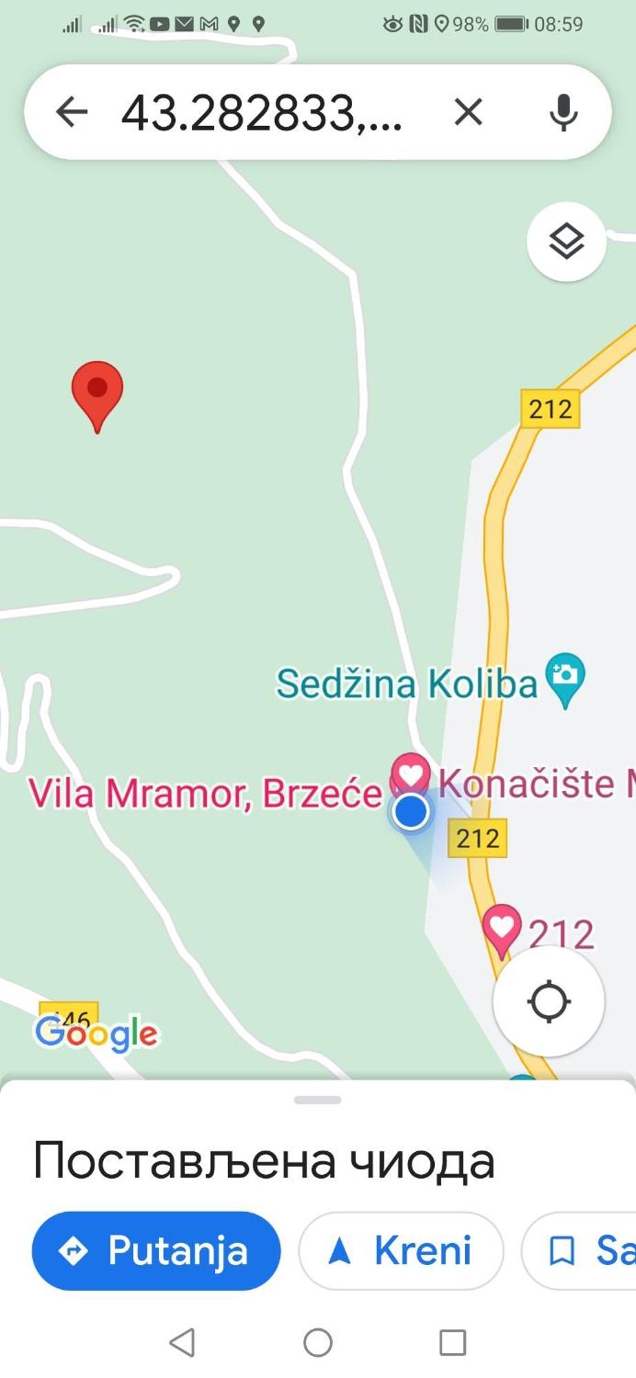 Villa Mramor Brzeće Buitenkant foto